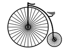 F�rgl�ggningsbilder höghjuling - cykel