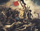 bild Eugene Delacroix - Friheten leder folket