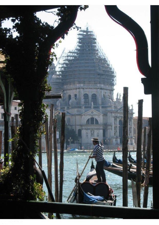 Foto gondol i venedig