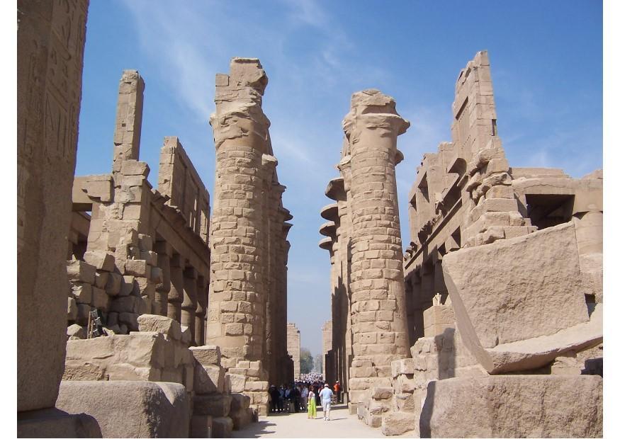 Foto karnak-templet i thebe (luxor)