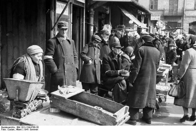 Foto polen - warszawas ghetto - marknadsplats (2)