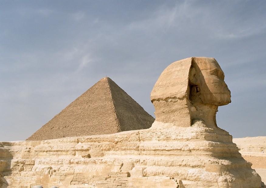 Foto pyramider i giza