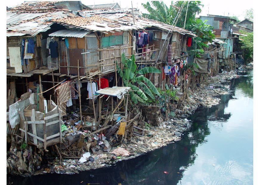 Foto slum i jakarta