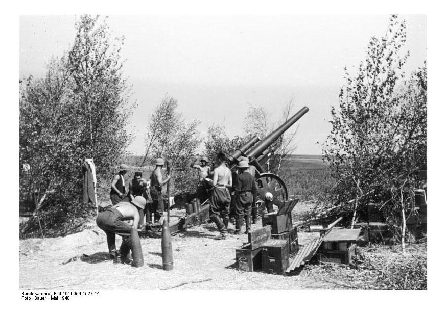 Foto soldater laddar kanoner - frankrike