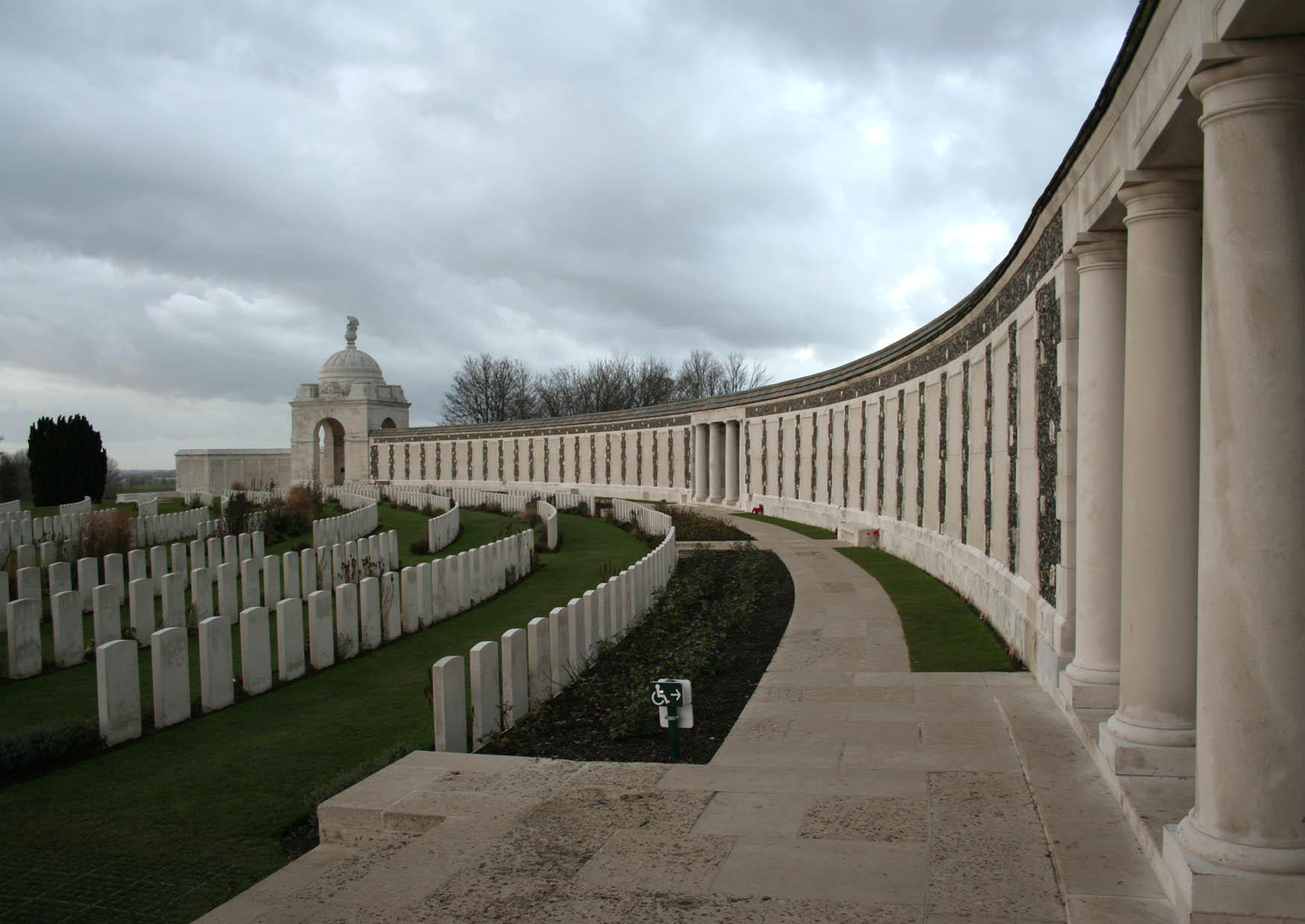 Foto tyne cot-kyrkogA¥rden