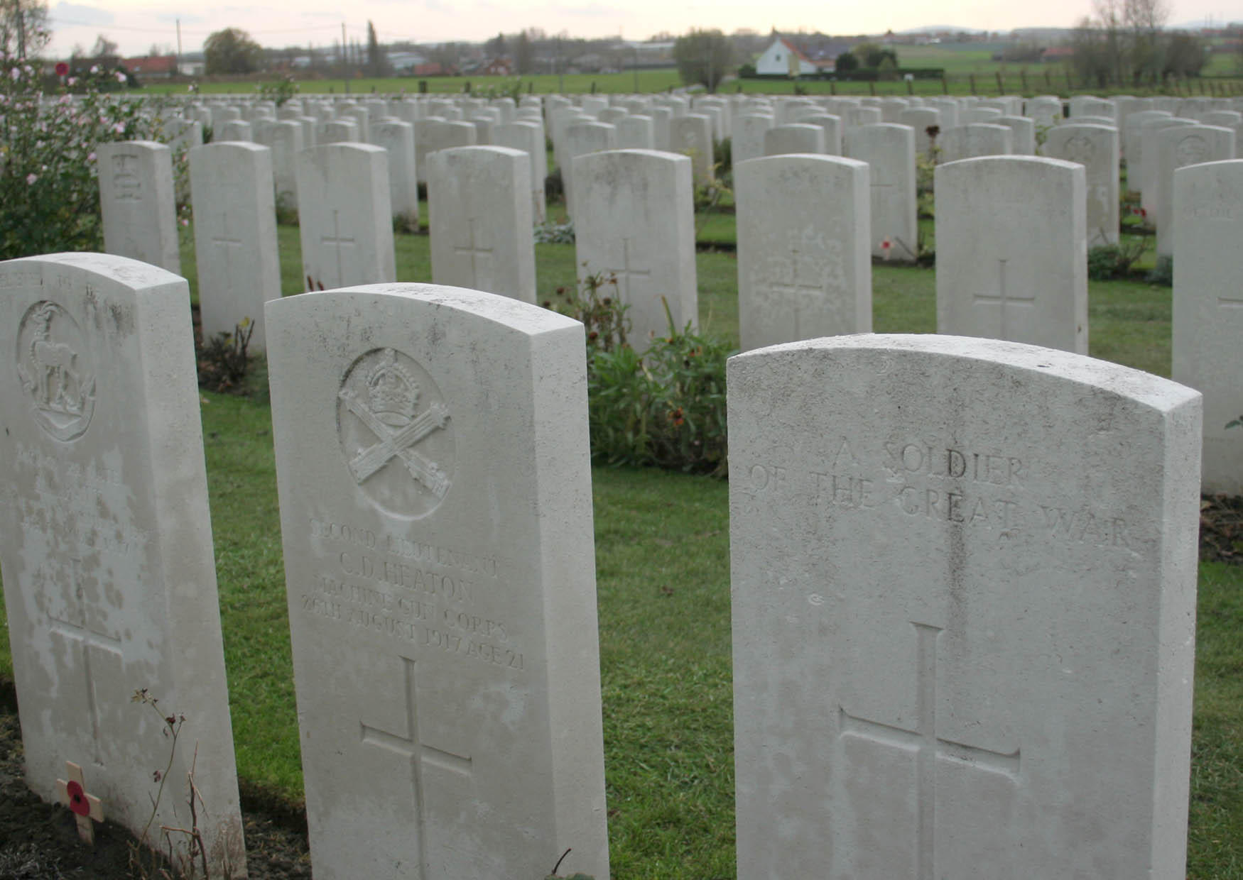 Foto tyne cot-kyrkogA¥rden