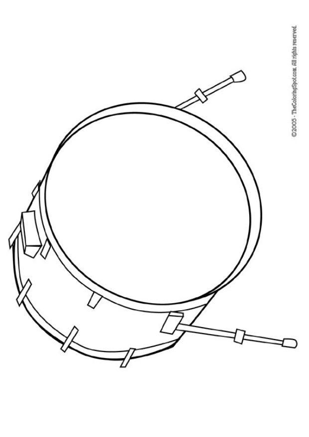 Målarbild bastrumma