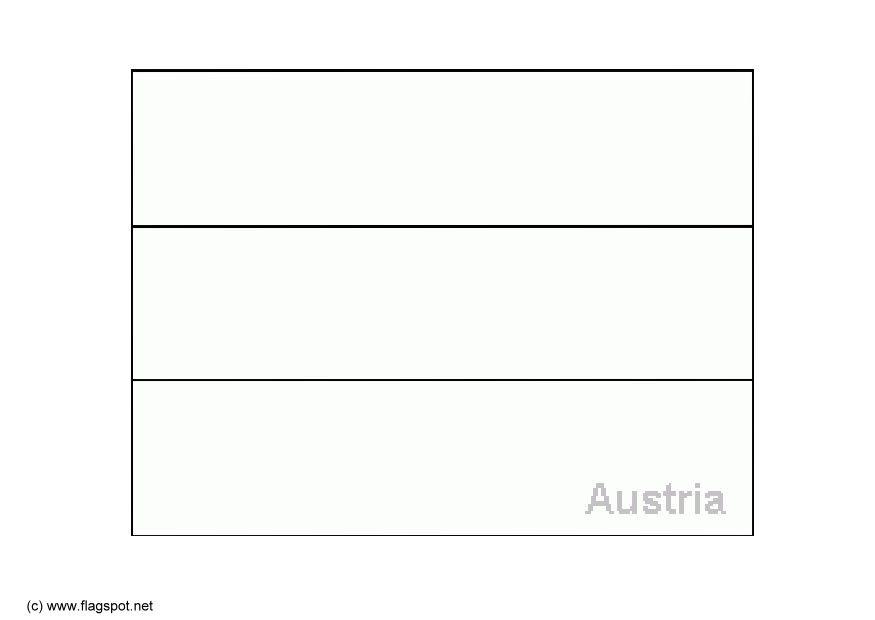 Målarbild flagga frA¥n A–sterrike