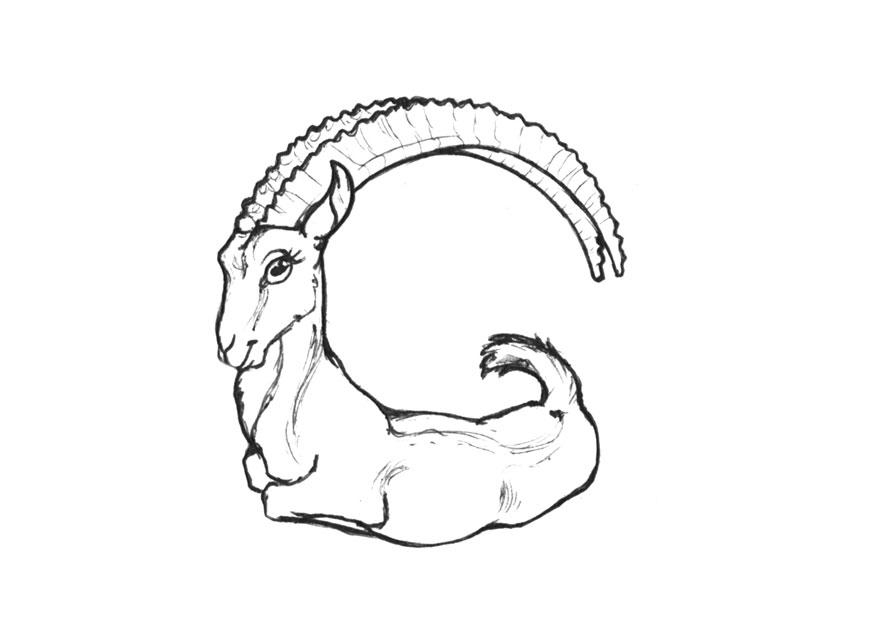 Målarbild g-goat