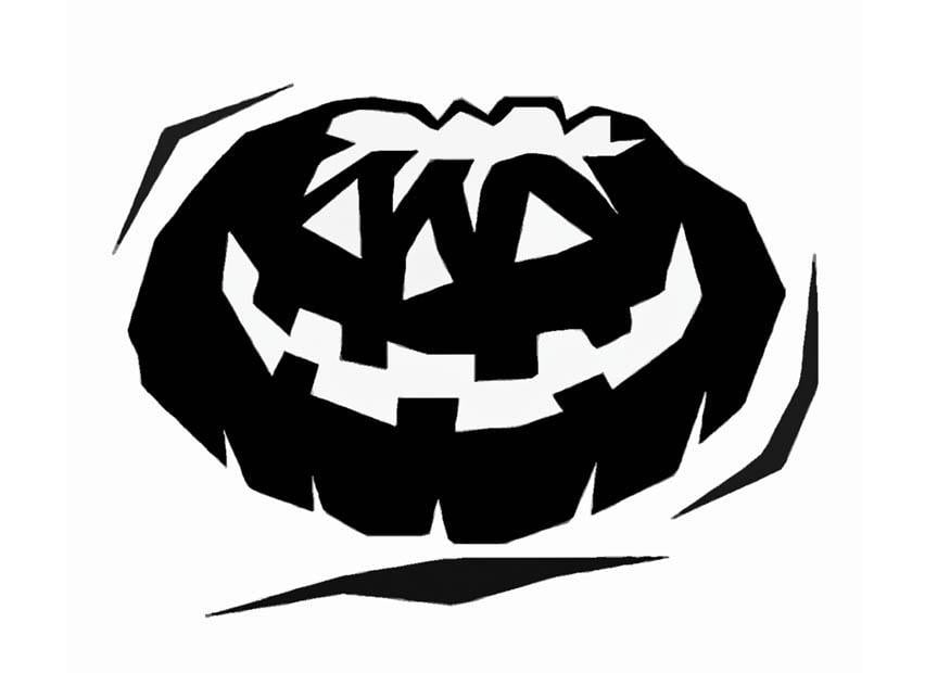 Målarbild halloween-pumpa