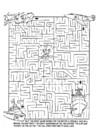 Målarbild rÃ¤ddningsaktion  - labyrint
