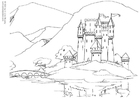 Målarbild slott